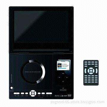Portable DVD Player with DVB-T Receiver and LED Display Indicator